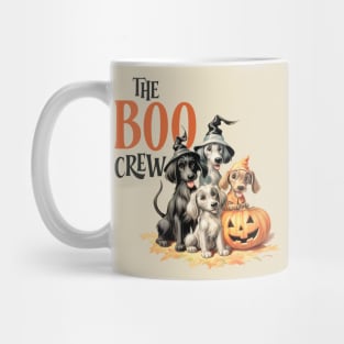The Boo Crew Vintage Halloween Dogs Mug